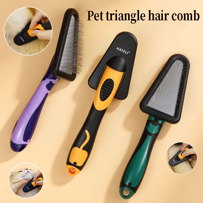 Bamboo Hair Brush - Sikat Kucing Penghilang Bulu Hewan Peliharaan