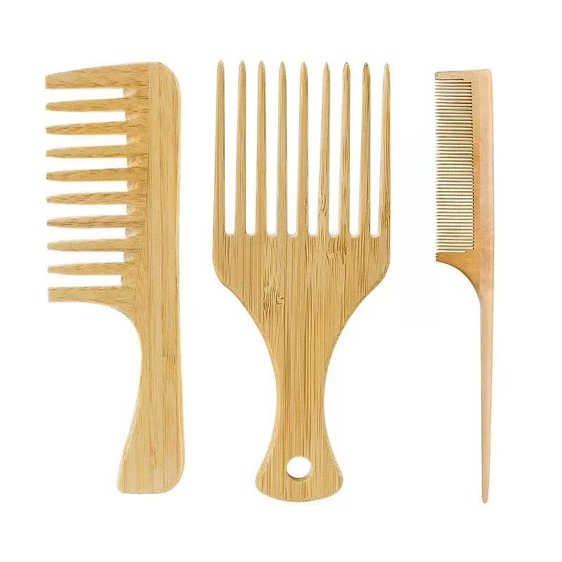 Bamboo Hair Brush - 1 Buah Sisir Rambut Kayu Bambu