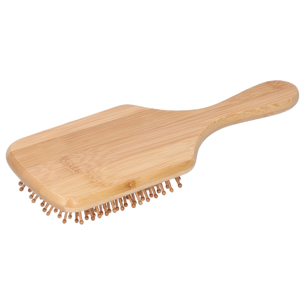 Bamboo Hair Brush - Sikat Rambut Bambu Lembut Sisir Pijat