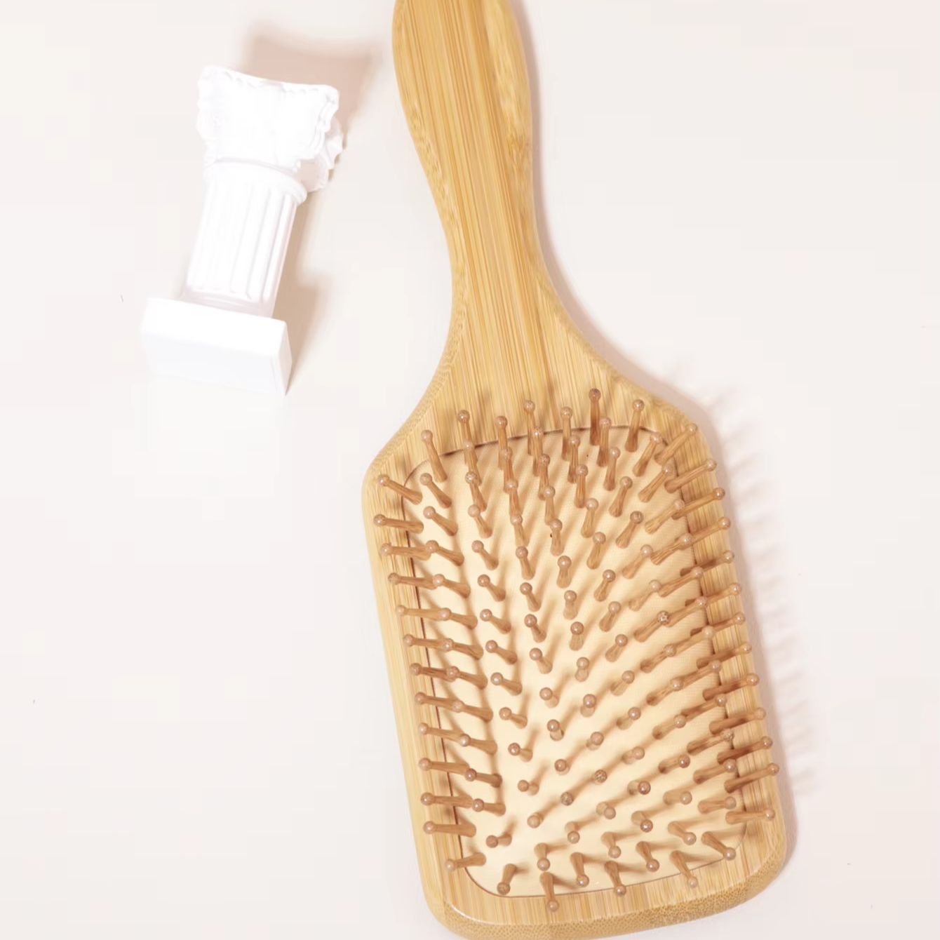 Sisir bantalan udara kayu bamb - Bamboo Hair Brush ulasan dan harga