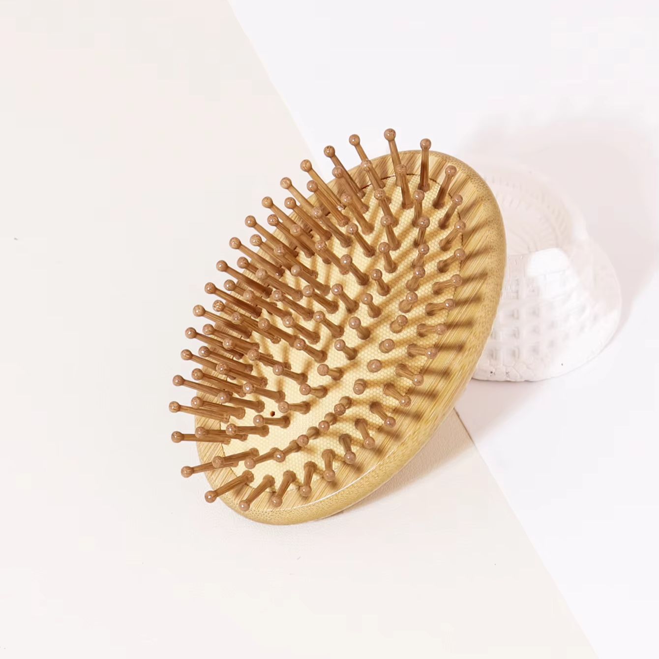 1 Buah Sikat Bambu Anti-statis - Bamboo Hair Brush ulasan dan harga