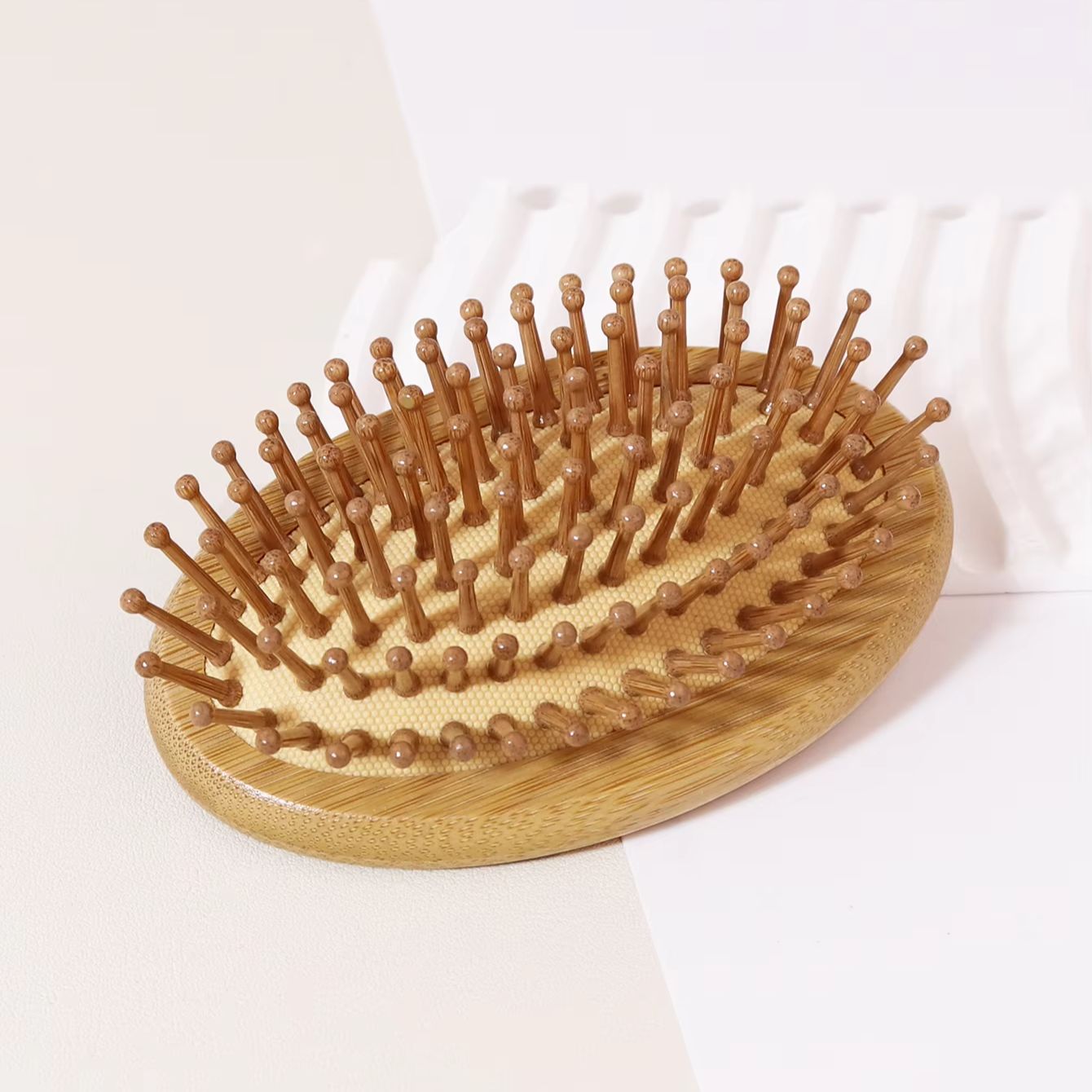 1 Buah Sikat Bambu Anti-statis - Bamboo Hair Brush ulasan dan harga