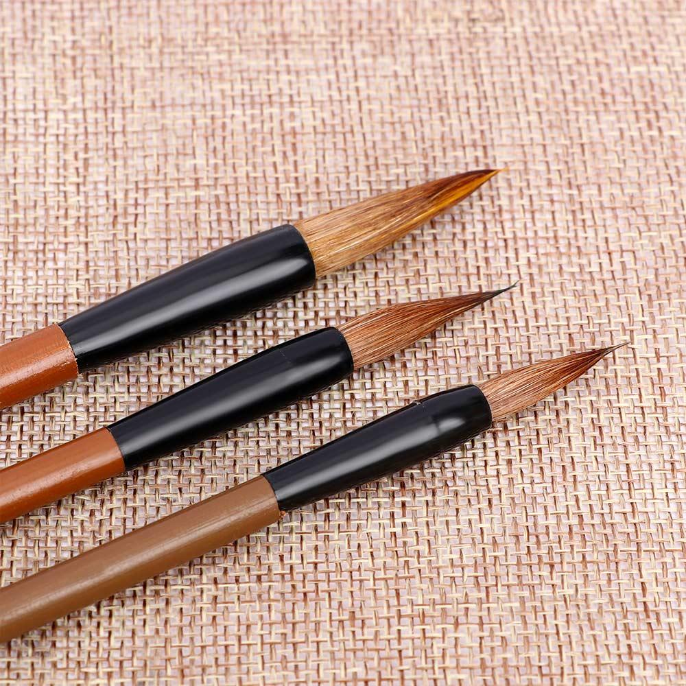 6 Buah/Set Kuas Lukis Bulu Ser - Bamboo Hair Brush ulasan dan harga