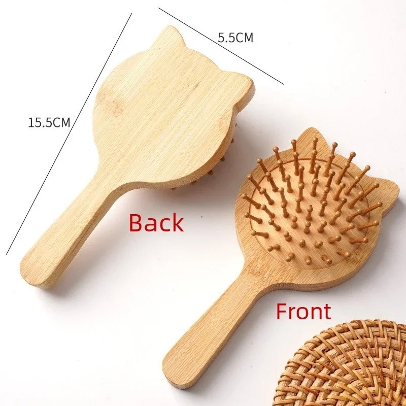 1 Buah Sisir Kayu Perawatan Ra - Bamboo Hair Brush ulasan dan harga