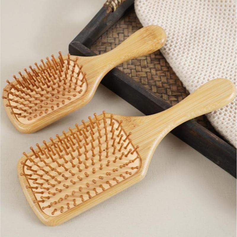 {MAX-66} Sisir Kayu Bambu Alam - Bamboo Hair Brush ulasan dan harga