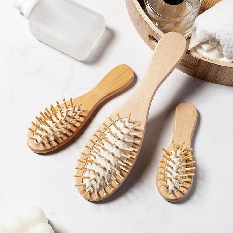 Kayu sisir Airbag profesional  - Bamboo Hair Brush ulasan dan harga