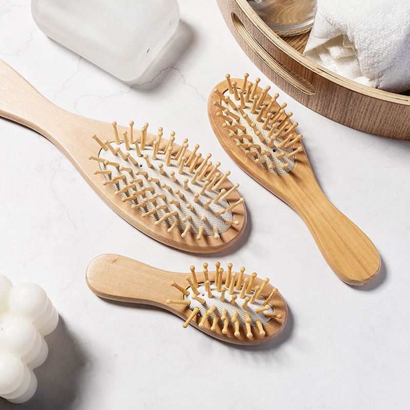 Kayu sisir Airbag profesional  - Bamboo Hair Brush ulasan dan harga