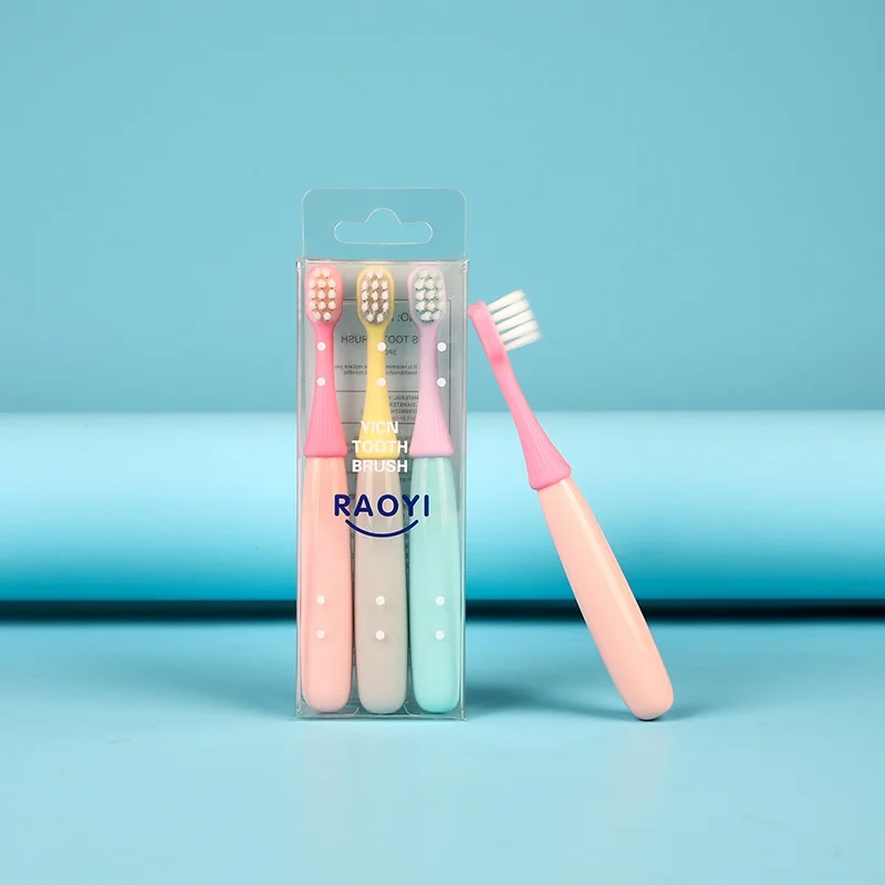 Sikat gigi anak, 3 pc/set, 3 s - Bamboo Hair Brush ulasan dan harga