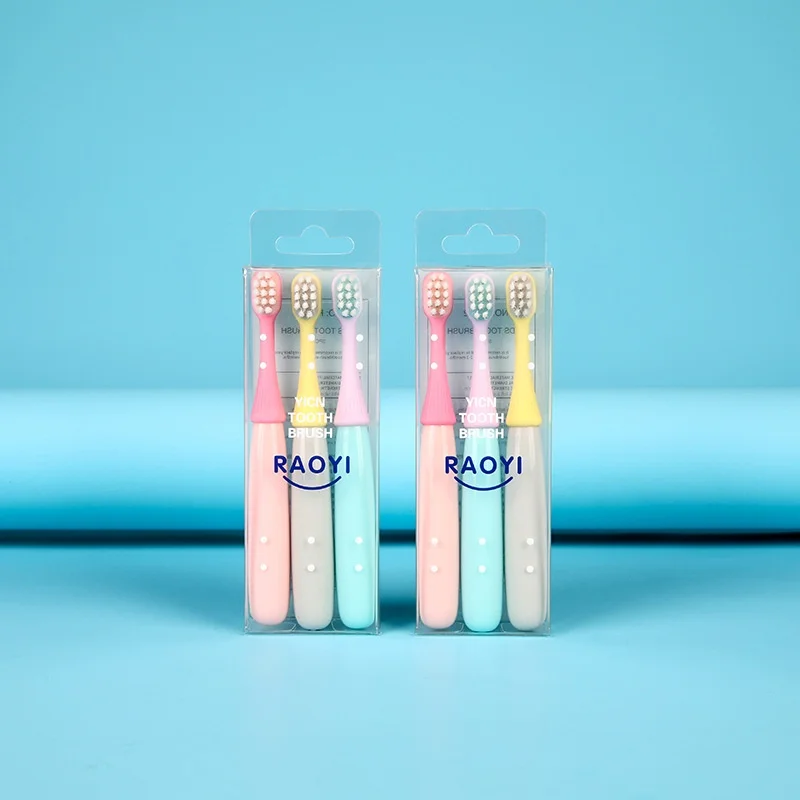 Sikat gigi anak, 3 pc/set, 3 s - Bamboo Hair Brush ulasan dan harga