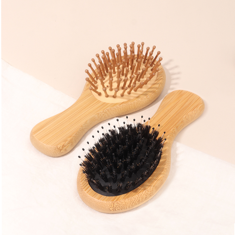 Sisir kantung udara Mini bambu - Bamboo Hair Brush ulasan dan harga