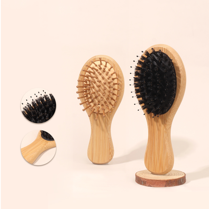 Sisir kantung udara Mini bambu - Bamboo Hair Brush ulasan dan harga