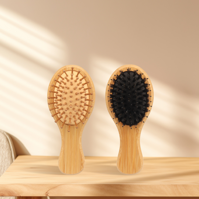 Sisir kantung udara Mini bambu - Bamboo Hair Brush ulasan dan harga