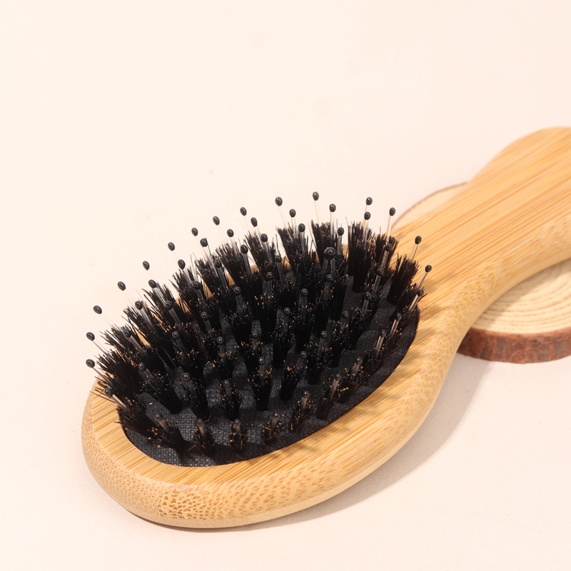 Sisir kantung udara Mini bambu - Bamboo Hair Brush ulasan dan harga