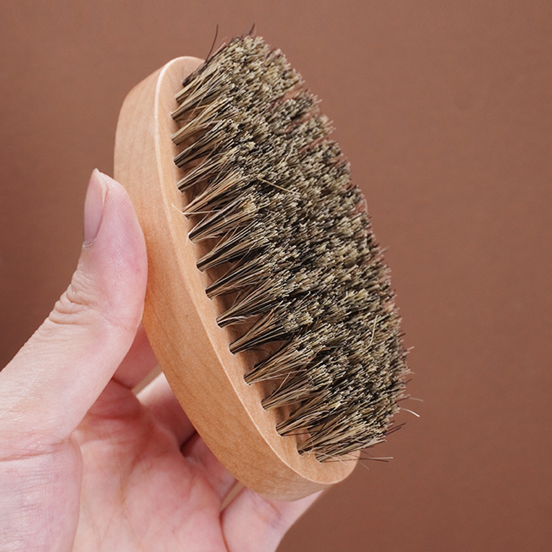 Sikat Jenggot Babi Hutan Alami - Bamboo Hair Brush ulasan dan harga