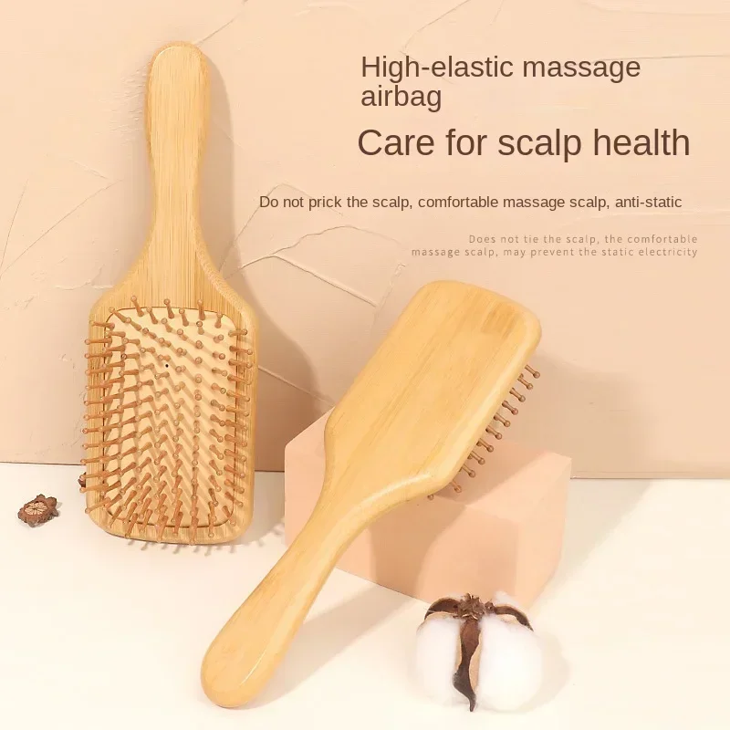 Sisir Pijat Kulit Kepala dari  - Bamboo Hair Brush ulasan dan harga