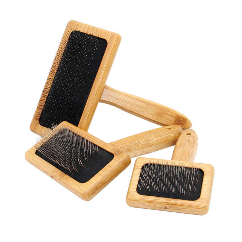 Sikat anjing peliharaan sisir  - Bamboo Hair Brush ulasan dan harga