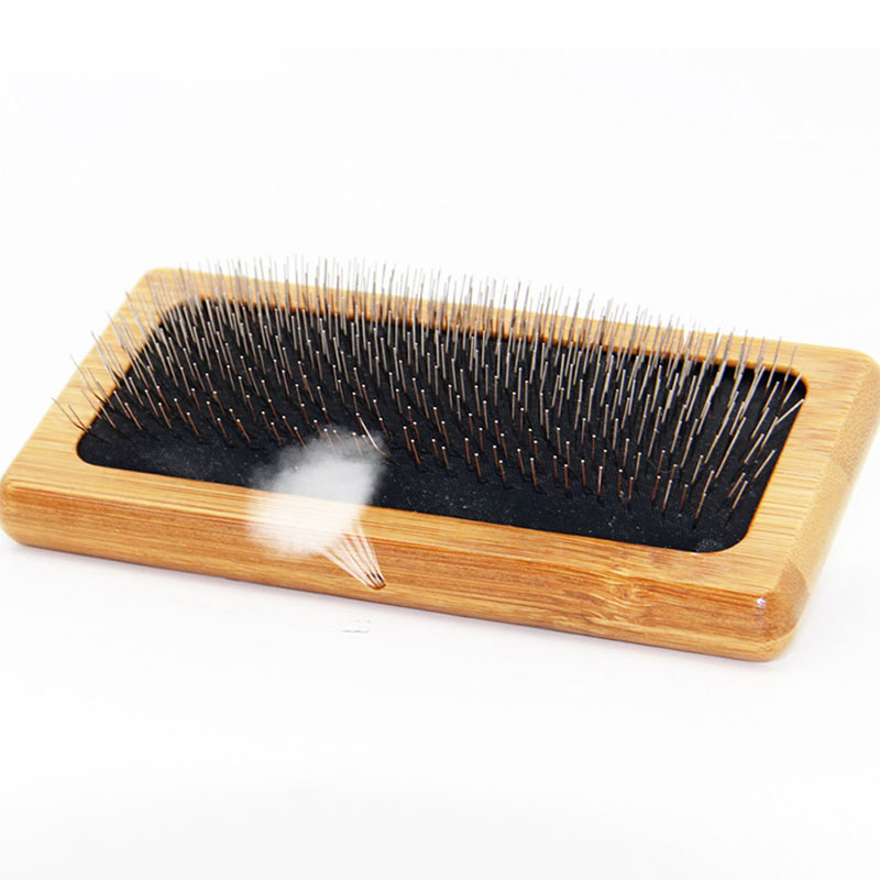 Sikat anjing peliharaan sisir  - Bamboo Hair Brush ulasan dan harga